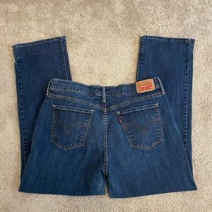 Levi’s 505 straight leg jeans. Size 12. Mid rise. Denim.